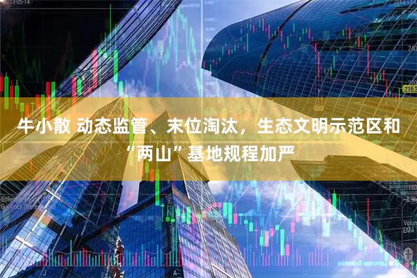 牛小散 动态监管、末位淘汰，生态文明示范区和“两山”基地规程加严